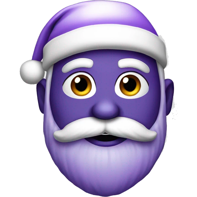 Purple Santa Claus  emoji