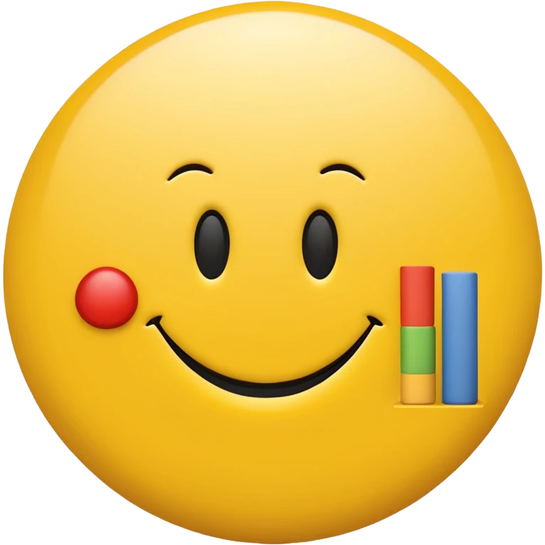 smiley with c360, and data visualization charts on the smiley emoji