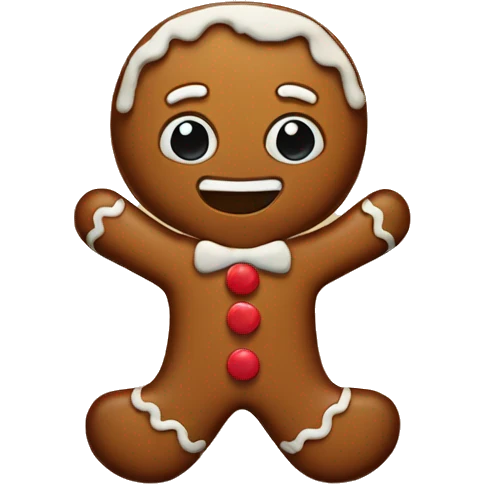gingerbread emoji