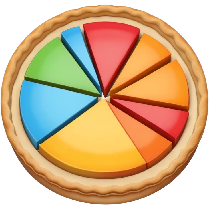 Marketing pie chart emoji