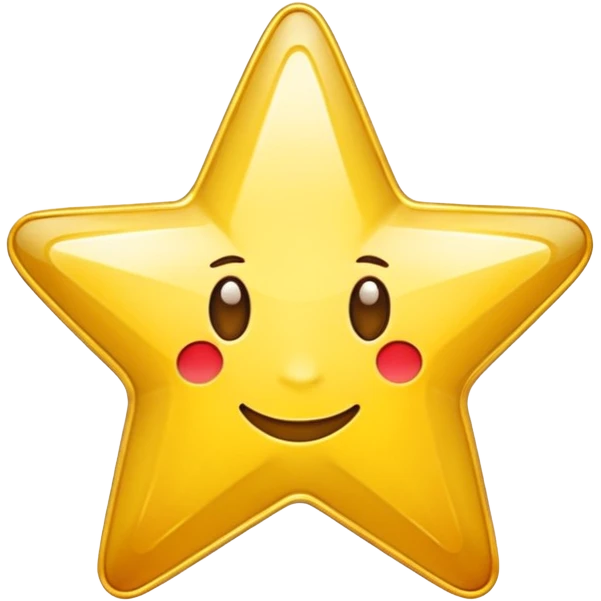 Create a gold star badge emoji in Apple emoji style. Try different badge shapes, star styles, and gold effects. Keep the background transparent. emoji