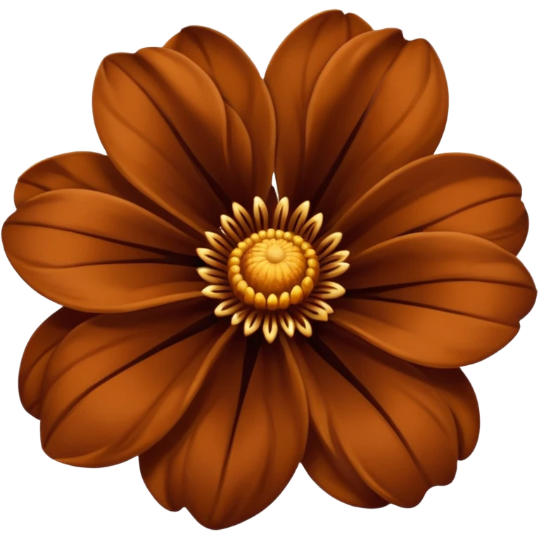 Brown flower emoji emoji