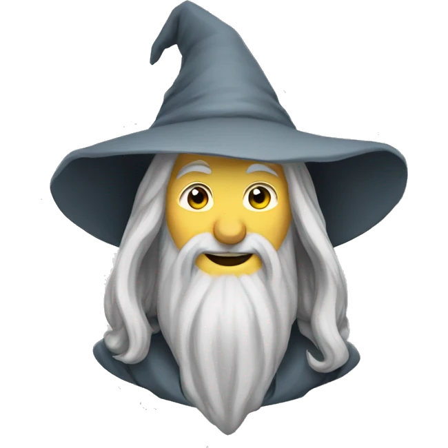 Gandalf happy emoji