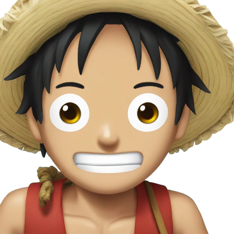 Luffy from one piece emoji