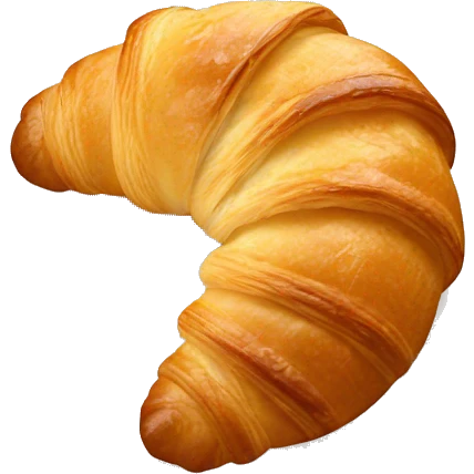 croissant eating croissant emoji