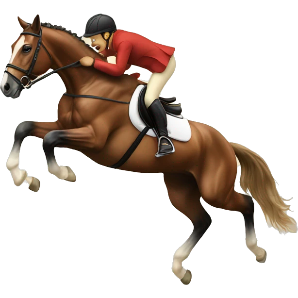 horse jumping emoji
