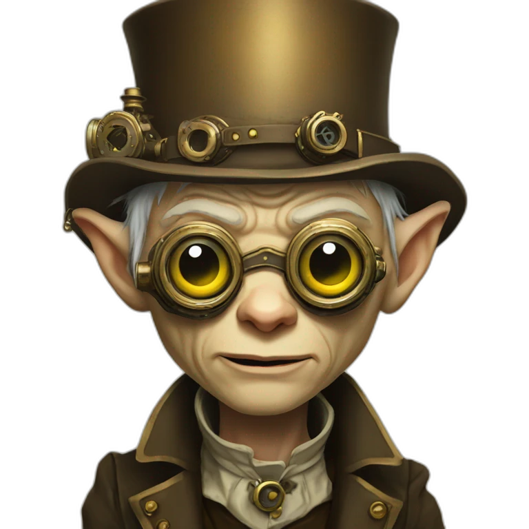 Gollum steampunk emoji