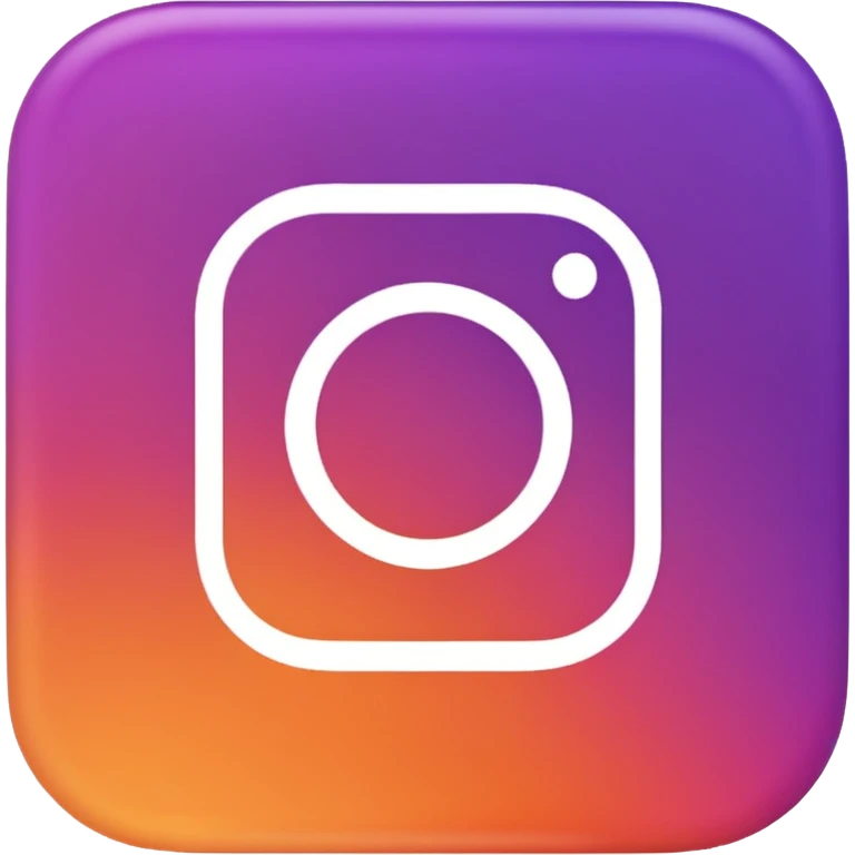 Instagram logo emoji