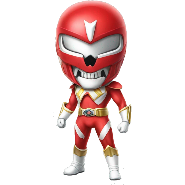 skull power ranger full body emoji