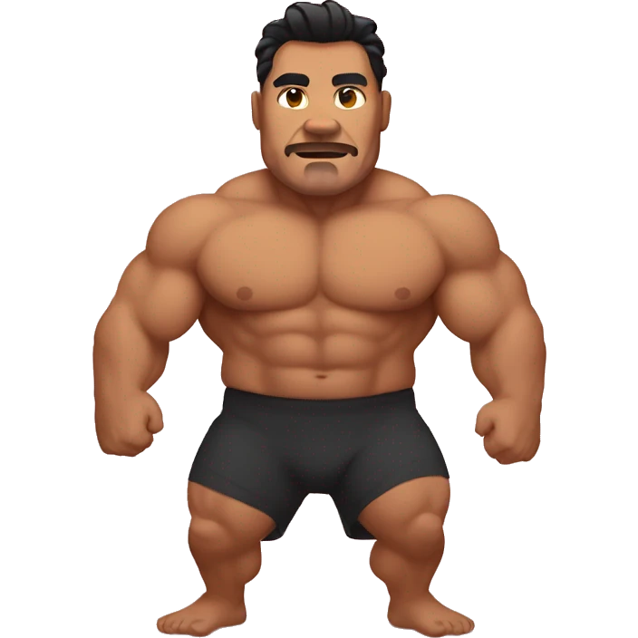 Pacific Islander Strongman emoji