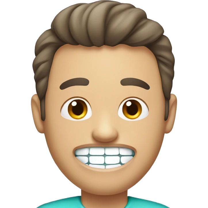 men at dental procedure emoji