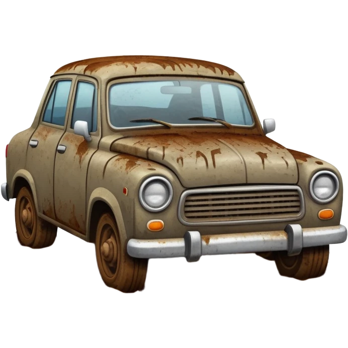 Dirty car emoji