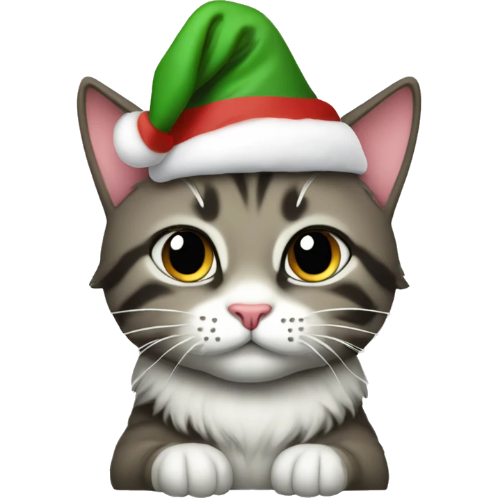 Hellot kitty christmas emoji