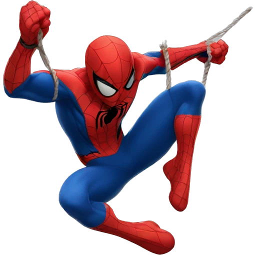 Spider-Man swinging emoji