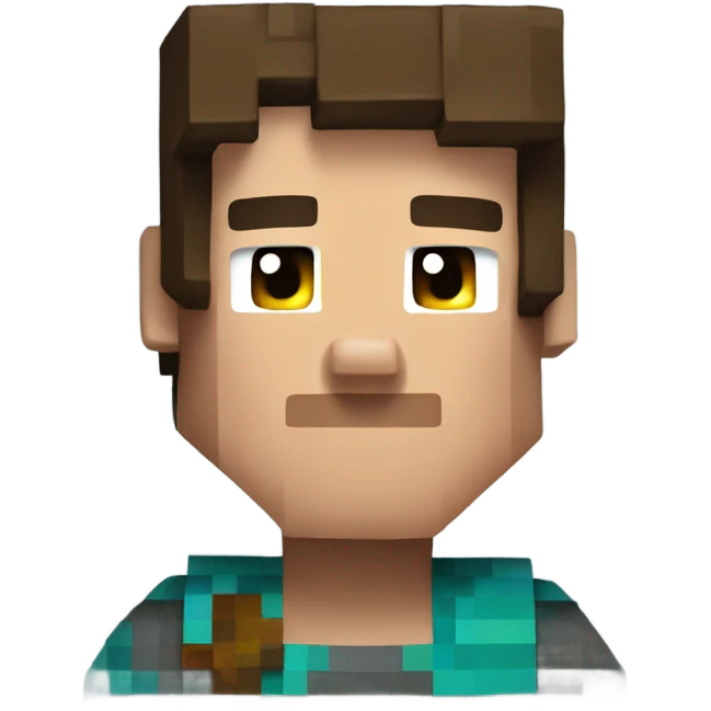 Minecraft Steve emoji