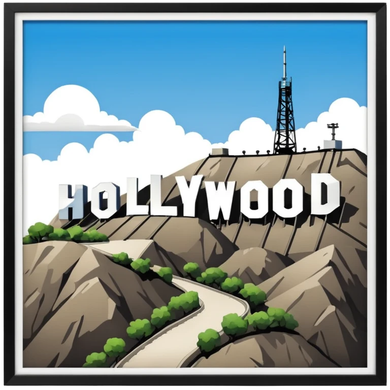 Hollywood Sign emoji