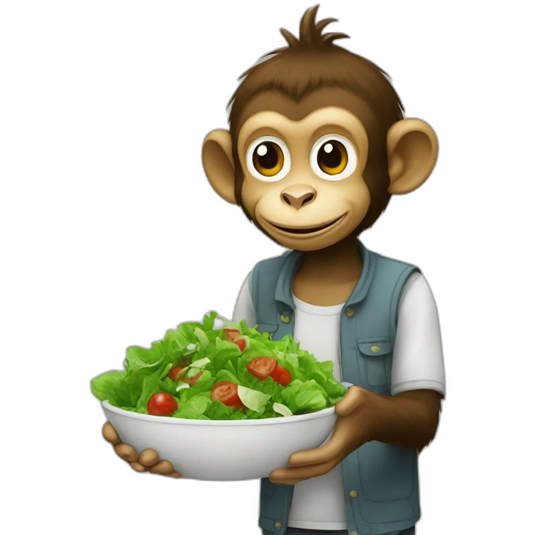 monkey and salat emoji