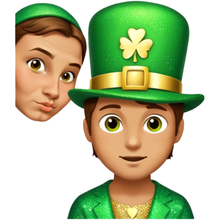 Sparkling Leprechaun emoji