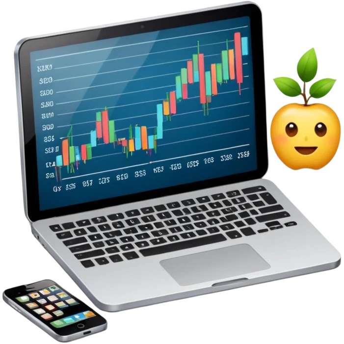 charts trading emoji