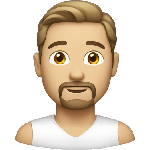 white man with goatee emoji