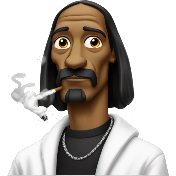 Snoop dog smoking emoji