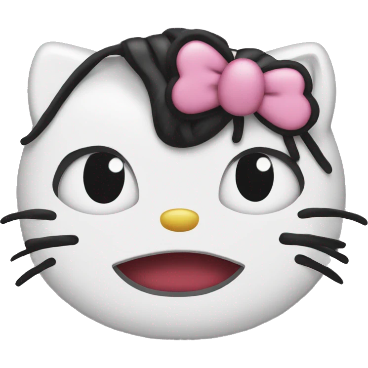 Hello Kitty mad emoji