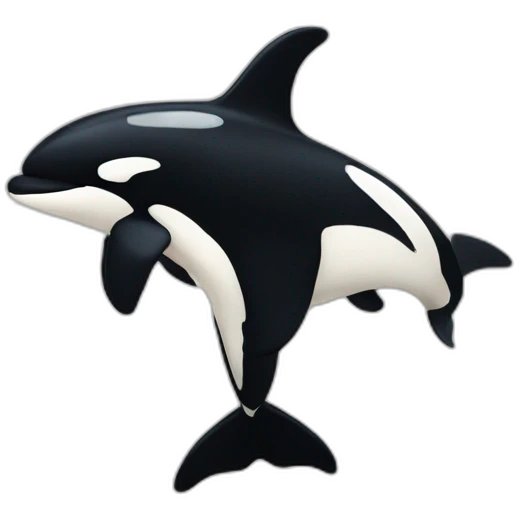 Simplified orca emoji