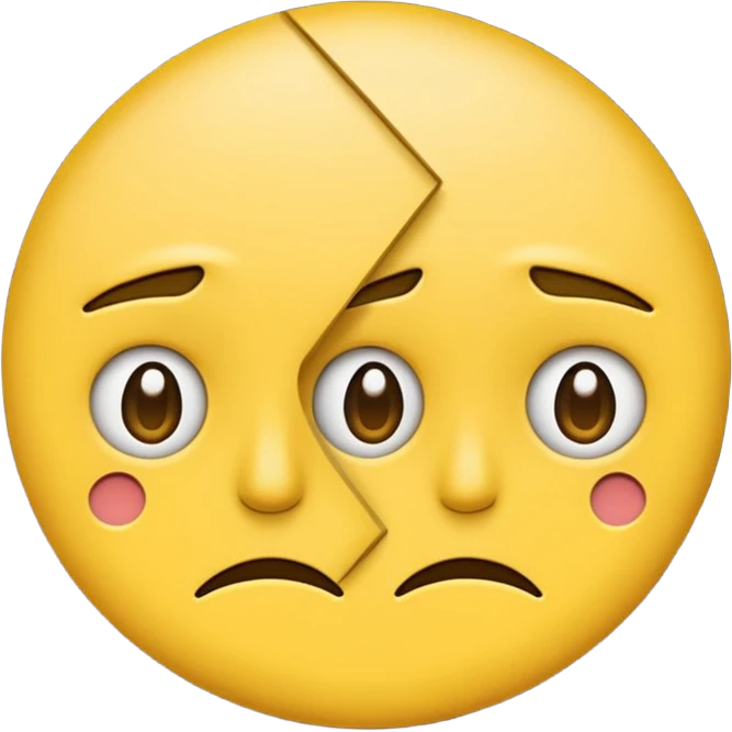 unhappy emoji overlapping another unhappy emoji emoji