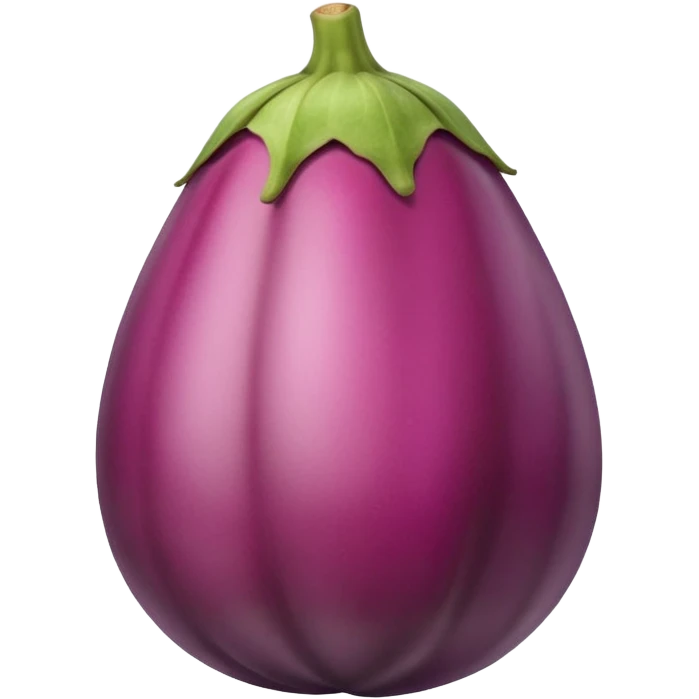 brown eggplant with pink top emoji