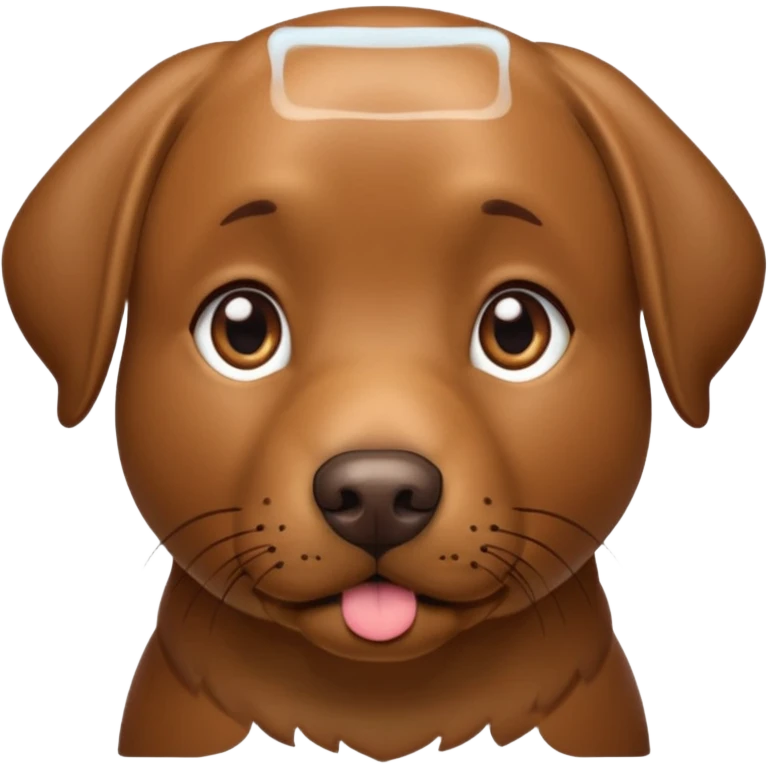 Brown labrador emoji