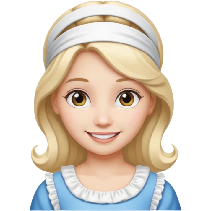 Alice Princess with headband emoji