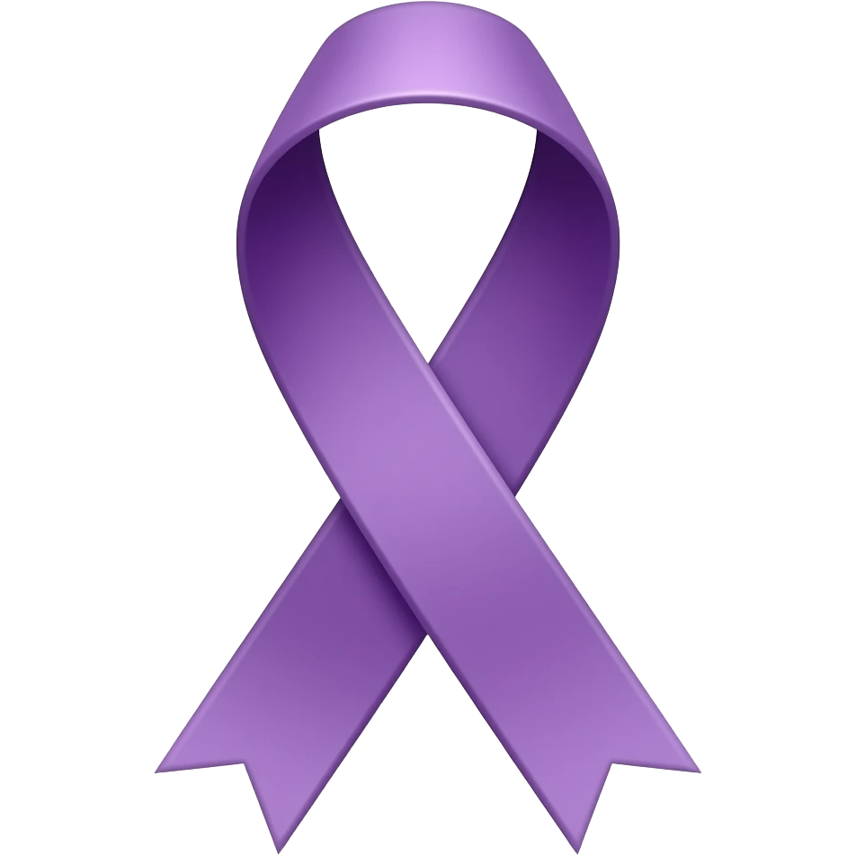 Purple ribbon small emoji emoji