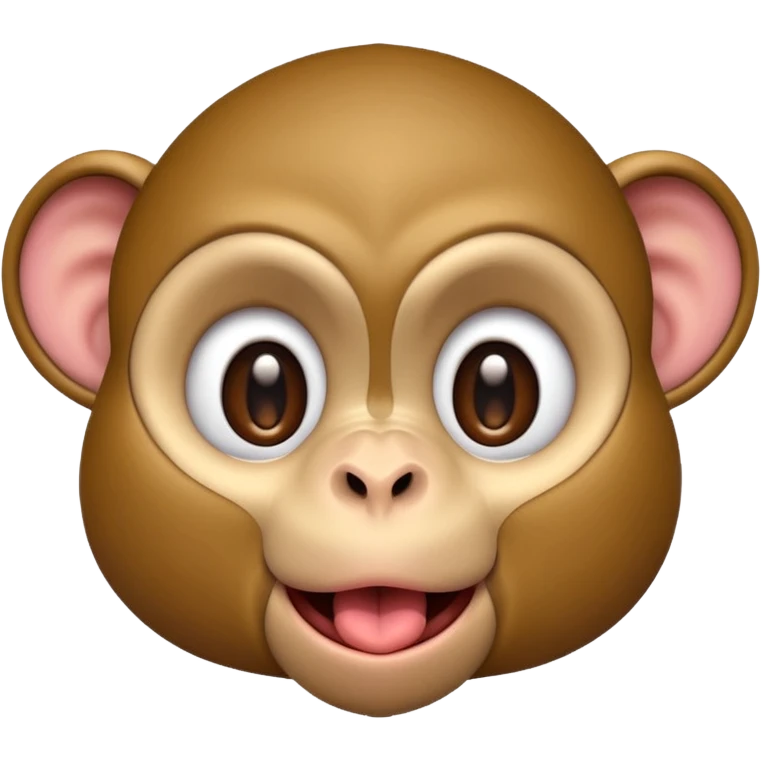 monkey sticking out tongue shy emoji
