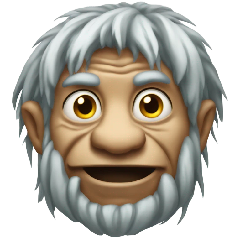 troll with wrinkles  emoji