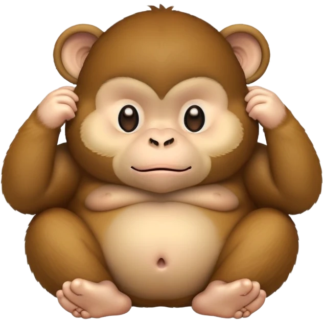 fat monkey fat fat emoji