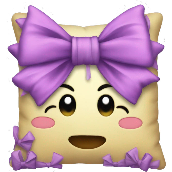 Pillow with bows  emoji