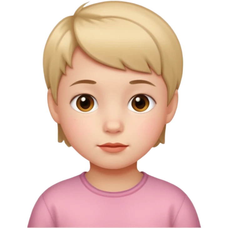 short hair child emoji
