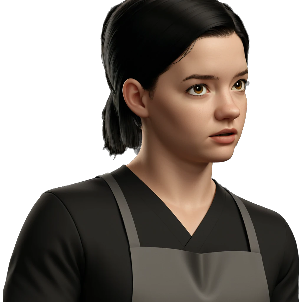 boy in black apron emoji