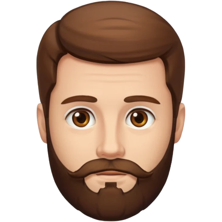 Beard with eyes emoji