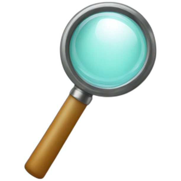 magnifying glass emoji