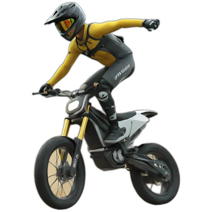 Wheelie on a surron emoji