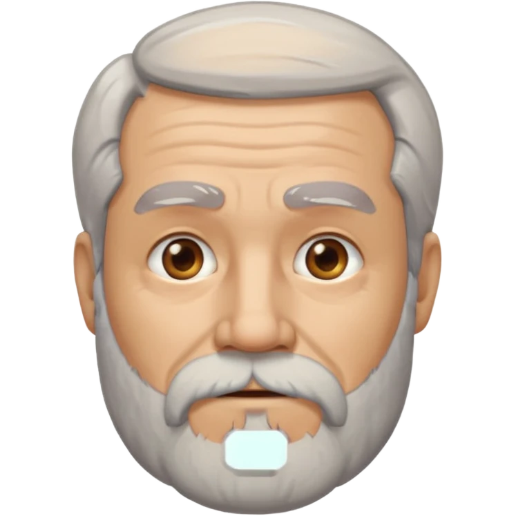 old man bearded gray hair emoji