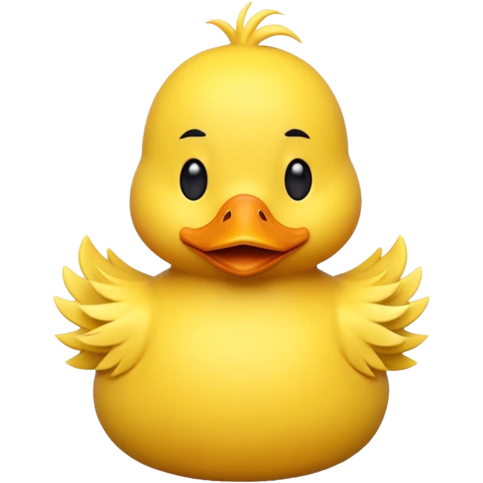 Animals: Duck in 3D Emoji emoji
