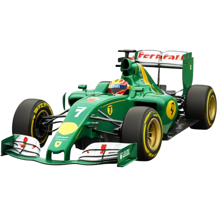 green and yellow ferrari f1 bell lewis hamilton helmet emoji