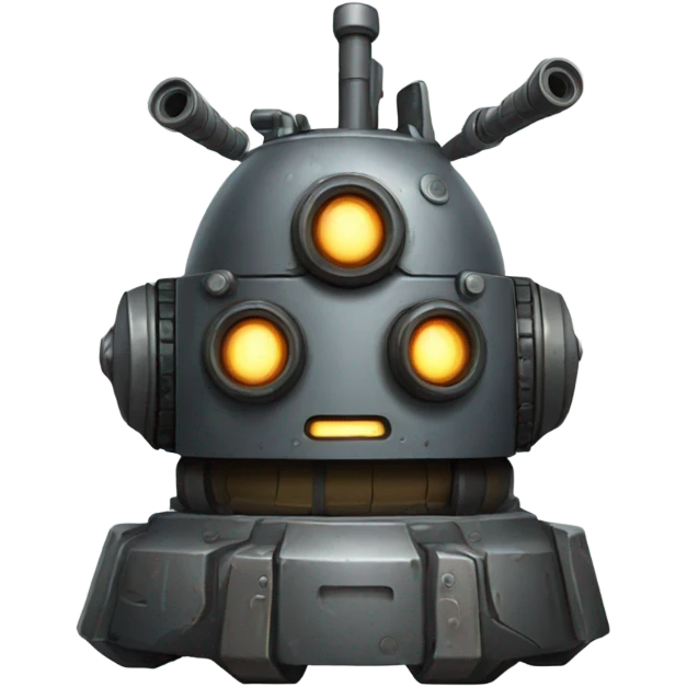 a humanoid turret emoji