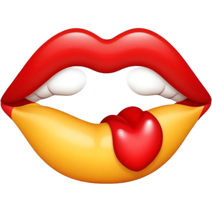 kissy lips emoji