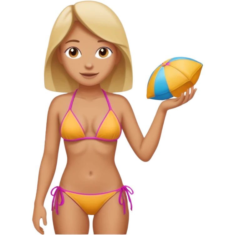 tan line on bikini emoji