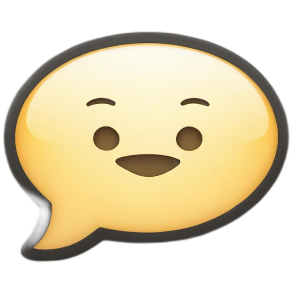 speech bubble emoji