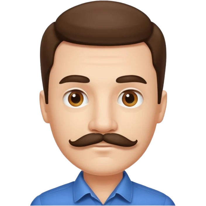 Adolf Hitler moustache carré  emoji