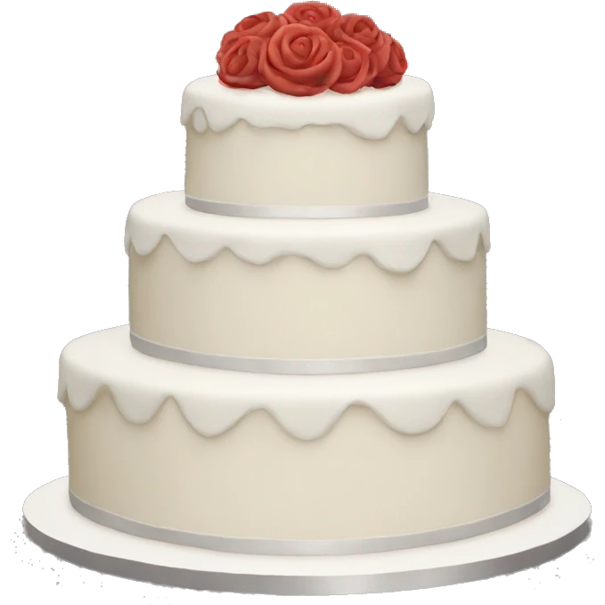 Wedding cake emoji